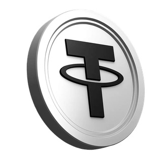 Componente de la moneda Tether USDT dentro de la sección de confianza de la comunidad de negociación